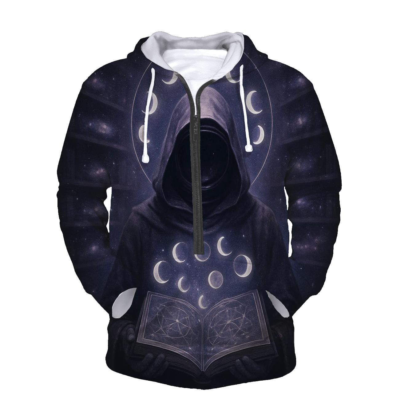 The Archivist Of Moon Phases lightweight hoodies