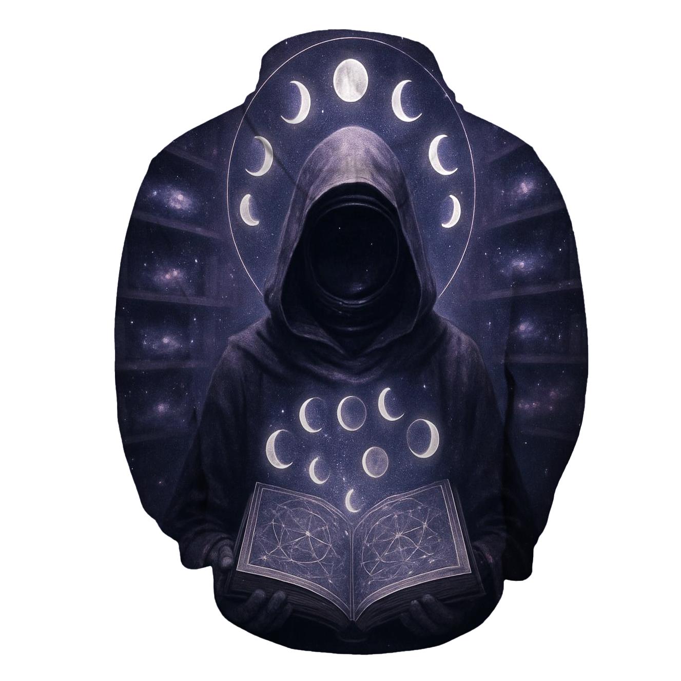 The Archivist Of Moon Phases lightweight hoodies