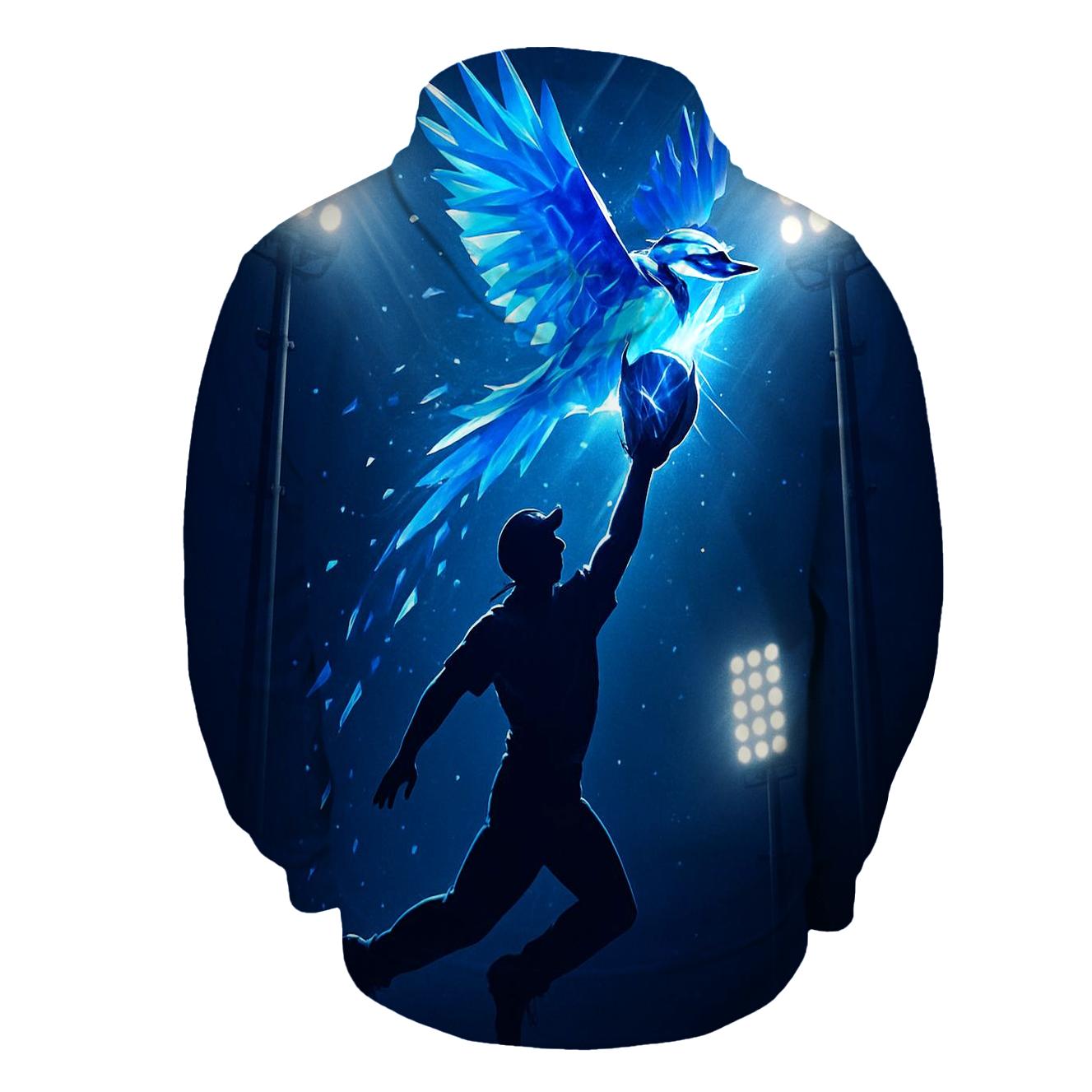 Blue Jays Prism Catch At The Wall custom hoodies