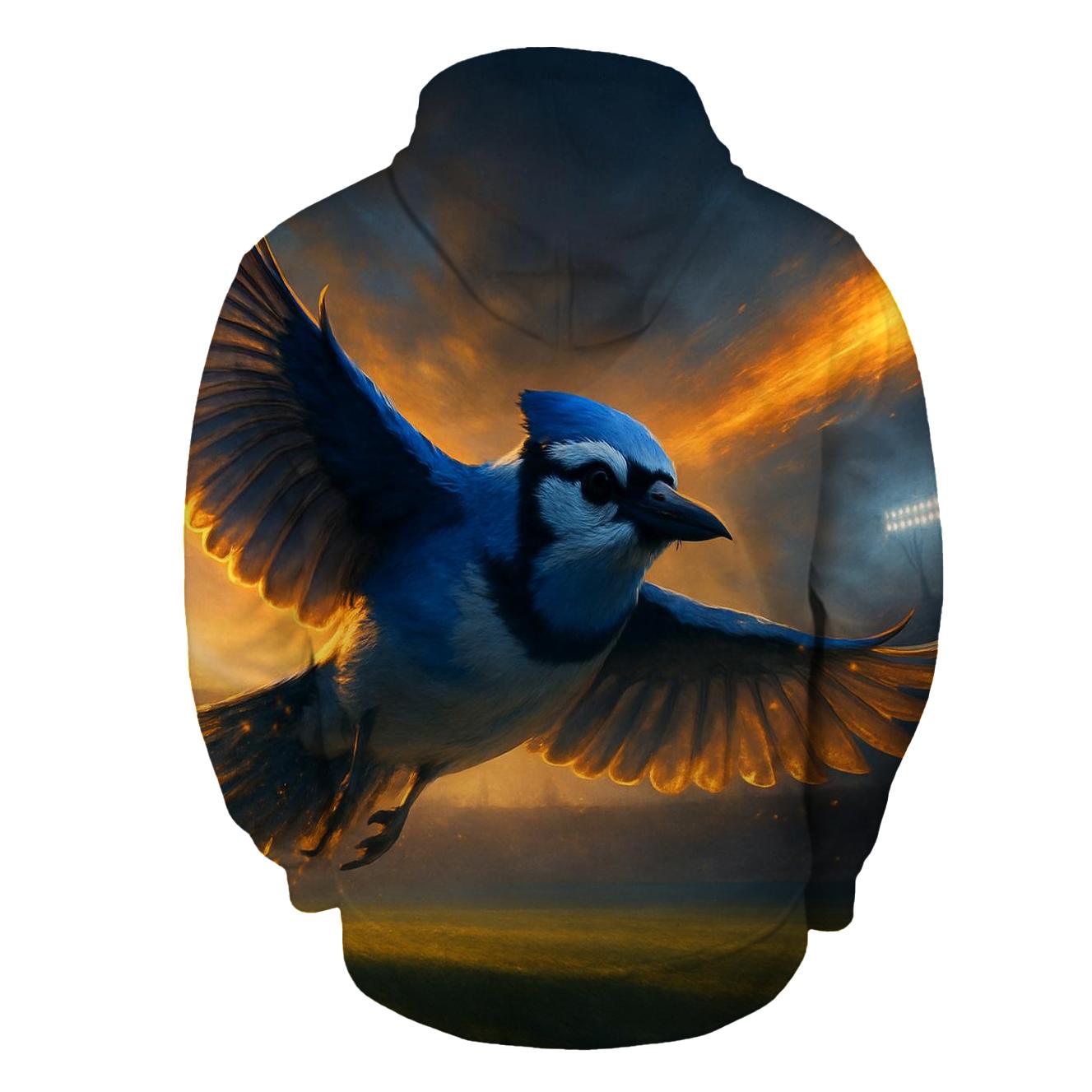 Stadium Horizon Blue Jays Sunset Charge custom hoodies