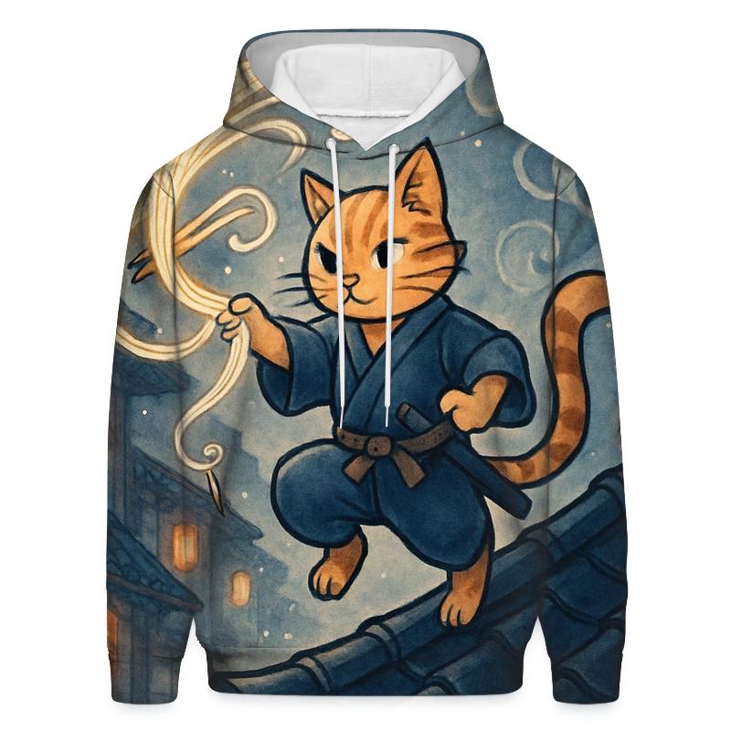 Moonlit Ramen Ronin Cat hoodie trends