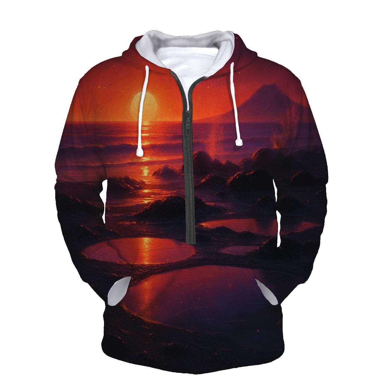 Volcanic Shore Magma Twilight hoodie trends