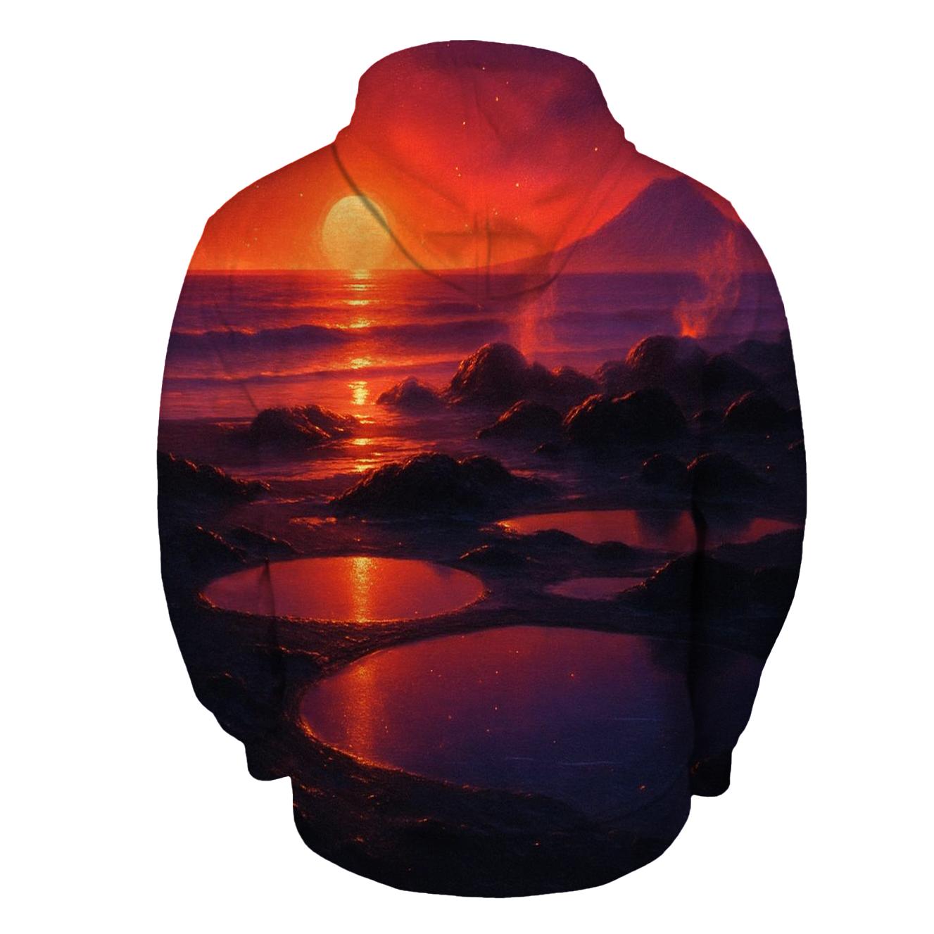 Volcanic Shore Magma Twilight hoodie trends