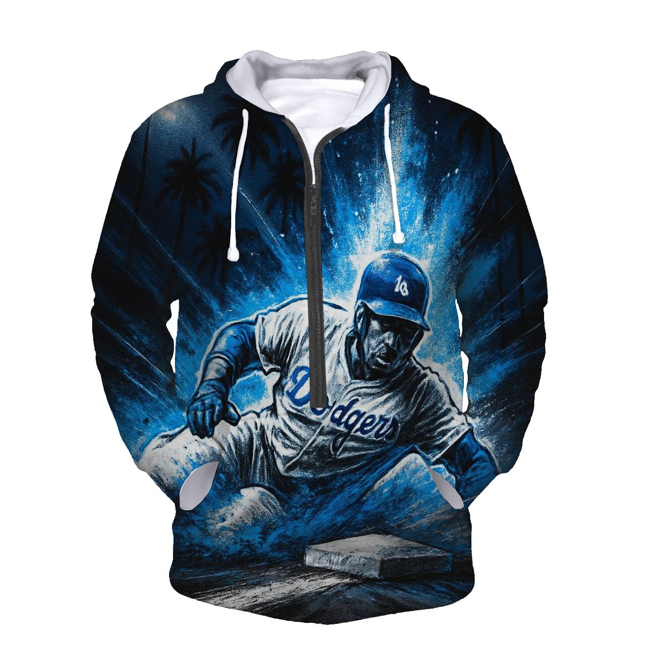 Palm Shadow Steal Burst graphic hoodies