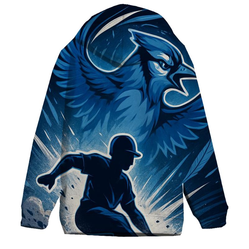 Feathered Slide In Blue Jays Energy pullover hoodies