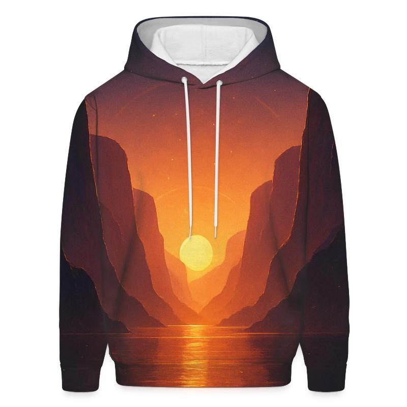 Ember Glass Fjord Sunset hoodie trends