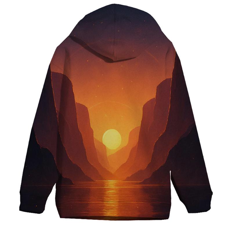 Ember Glass Fjord Sunset hoodie trends