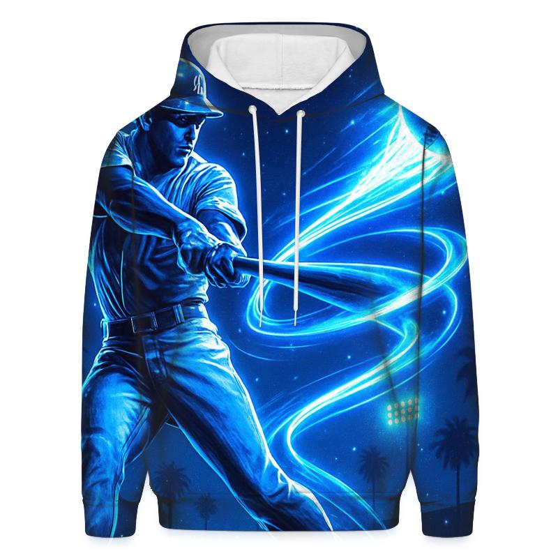 Electric Baseline Breakaway embroidered hoodies