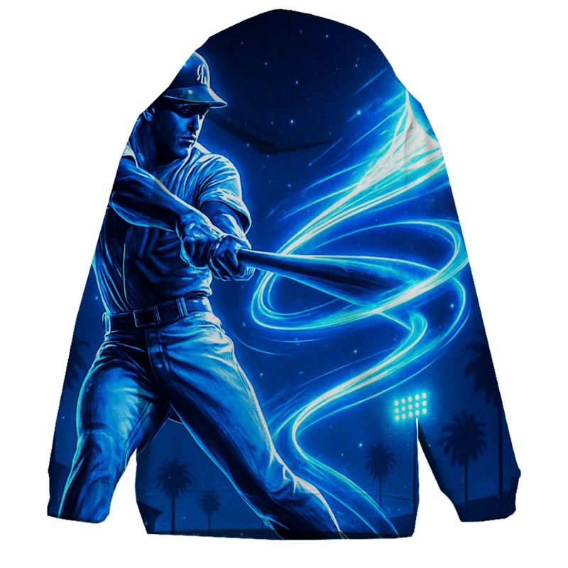 Electric Baseline Breakaway embroidered hoodies
