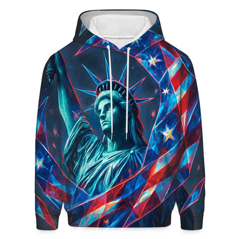 Liberty In Prism Storm zip-up hoodies