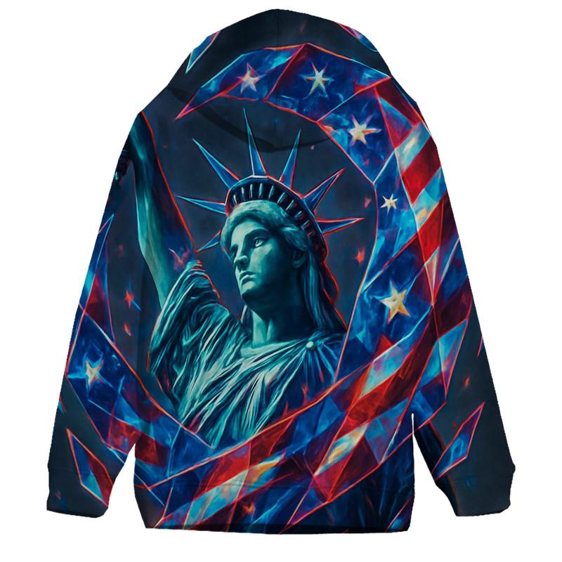 Liberty In Prism Storm zip-up hoodies