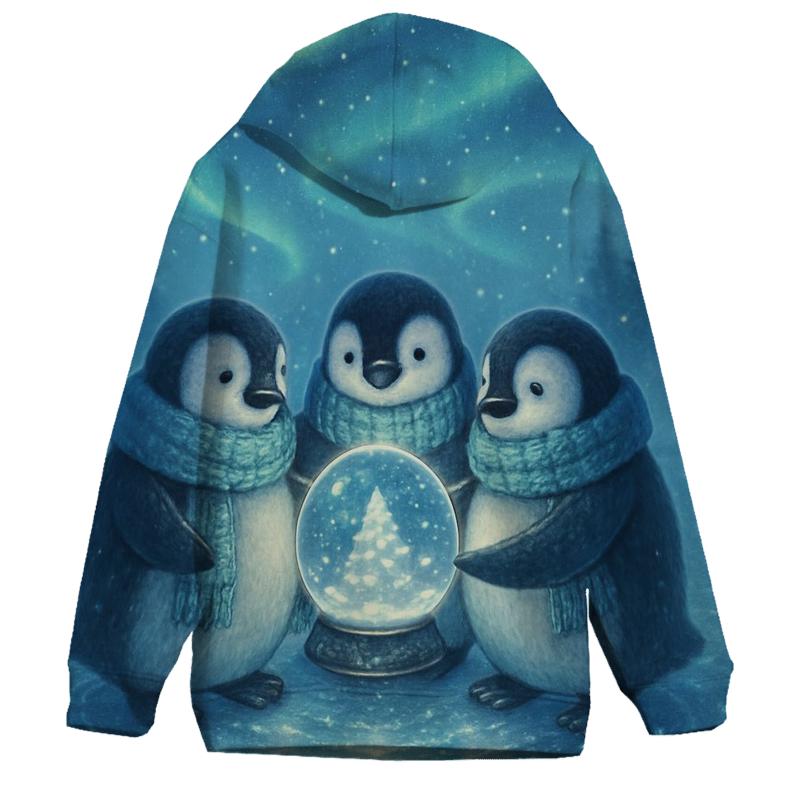 Aurora Snowglobe Penguin Parade hoodie styles
