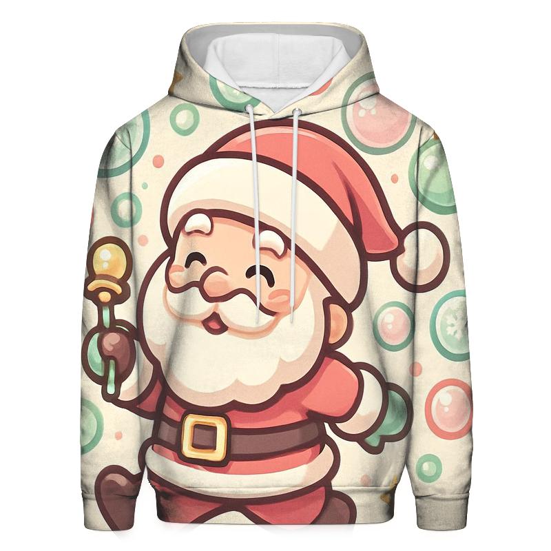 Chibi Santa Bubble Blizzard Parade pullover hoodies