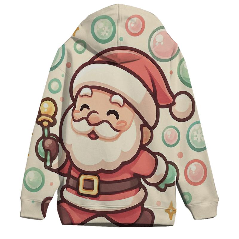 Chibi Santa Bubble Blizzard Parade pullover hoodies