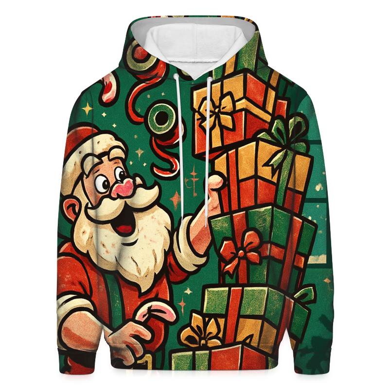 Santa Hammered By Candy Cane Workshop Chaos custom hoodies