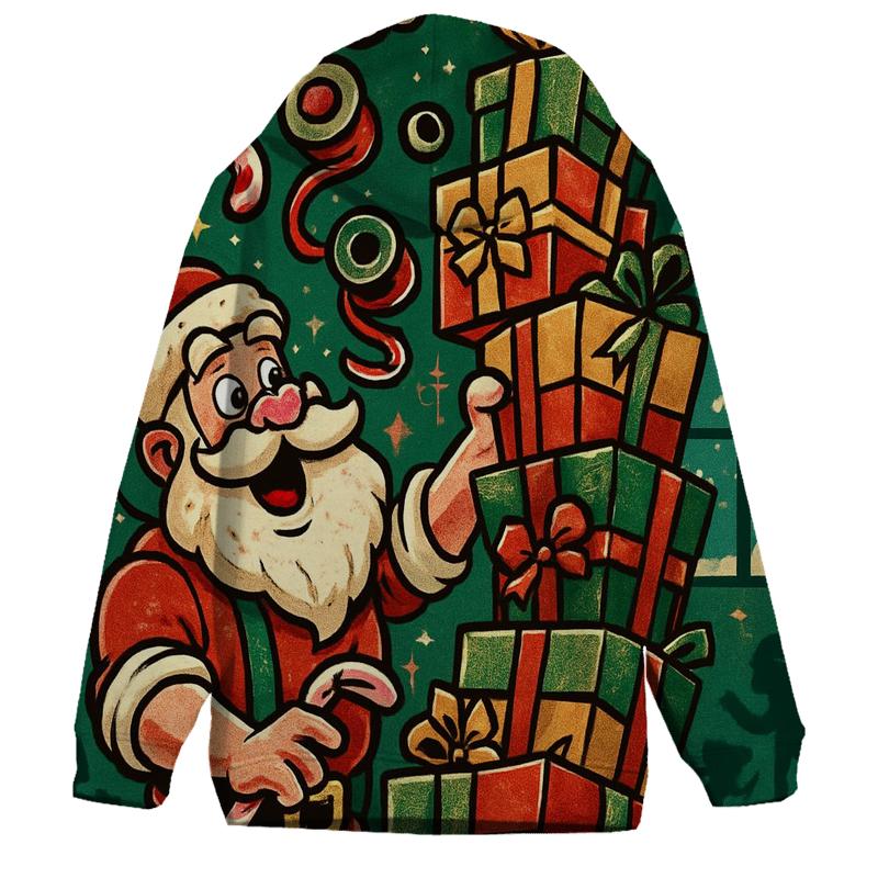 Santa Hammered By Candy Cane Workshop Chaos custom hoodies