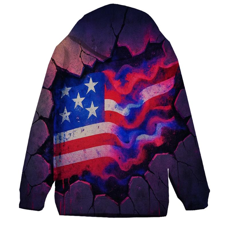 Urban Flag Breakthrough embroidered hoodies