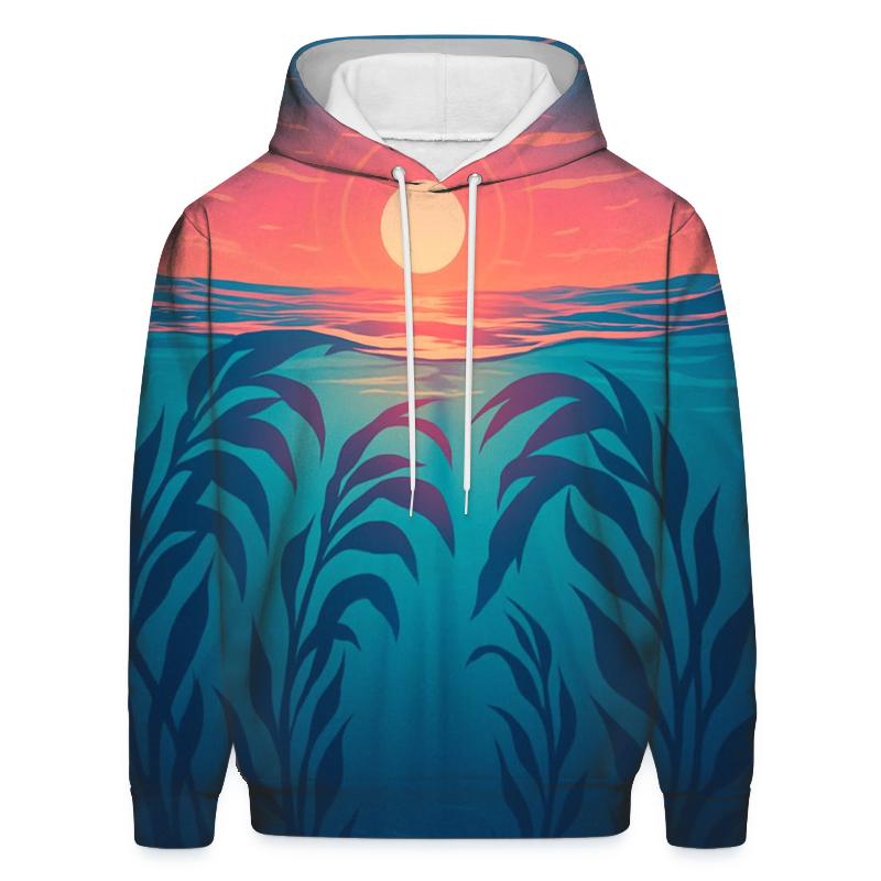 Coral Kelp Cathedral Horizon pullover hoodies