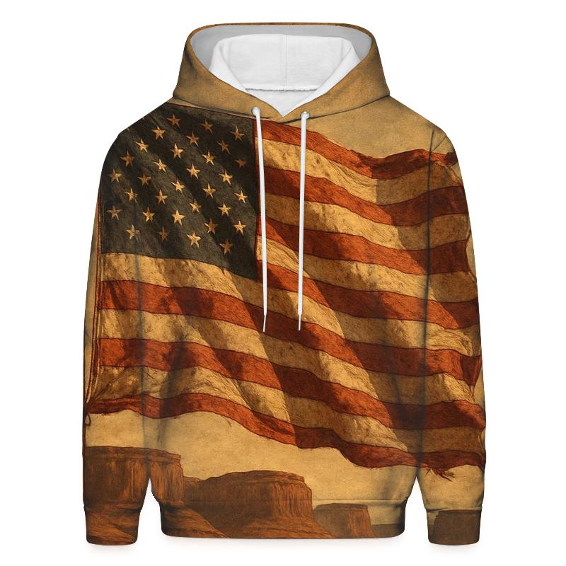 Desert Wind Heritage Banner pullover hoodies