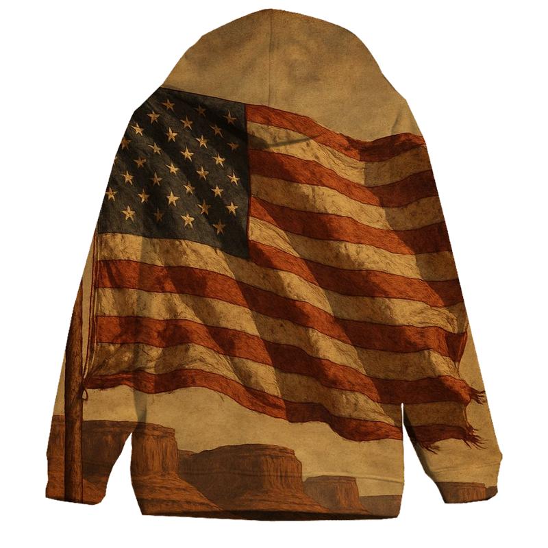 Desert Wind Heritage Banner pullover hoodies