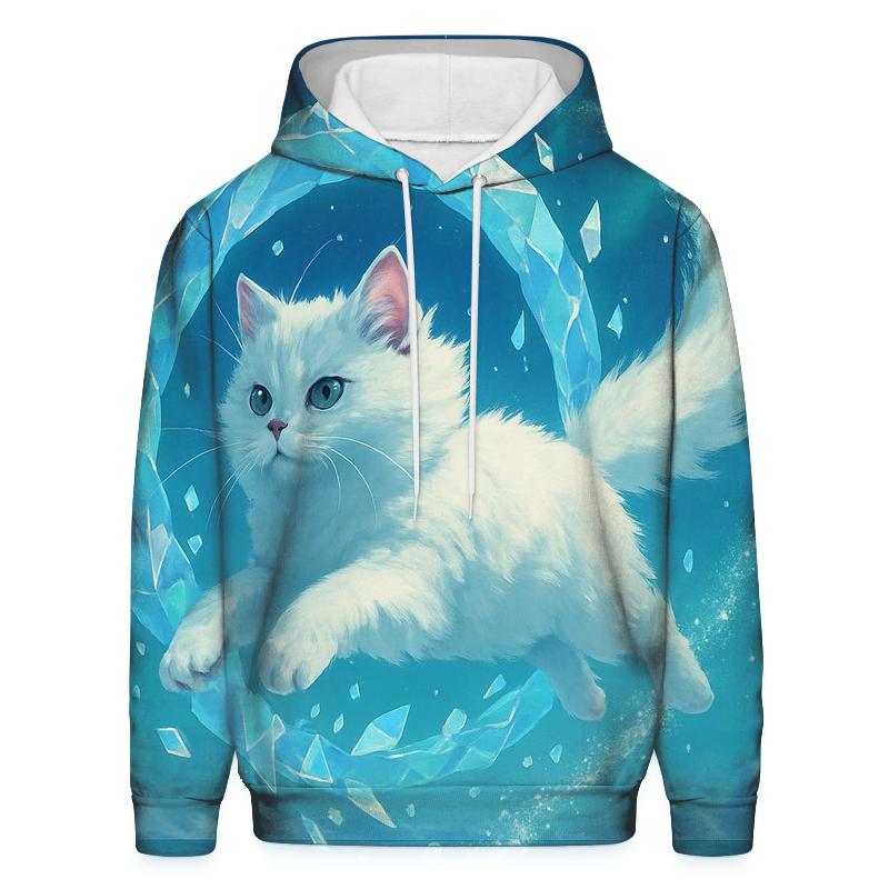 Polar Prism Snow Cat hoodie designs