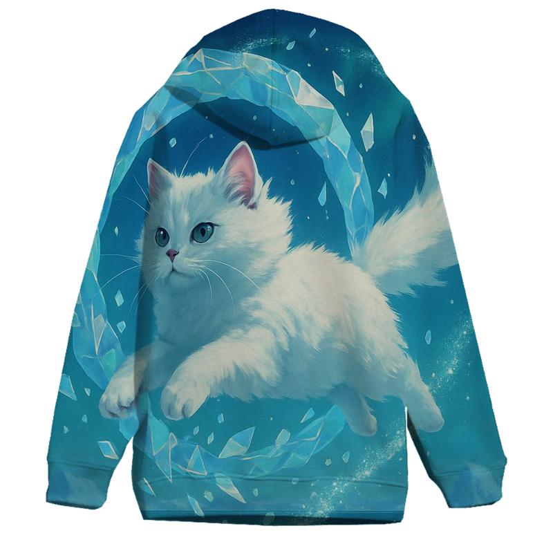 Polar Prism Snow Cat hoodie designs