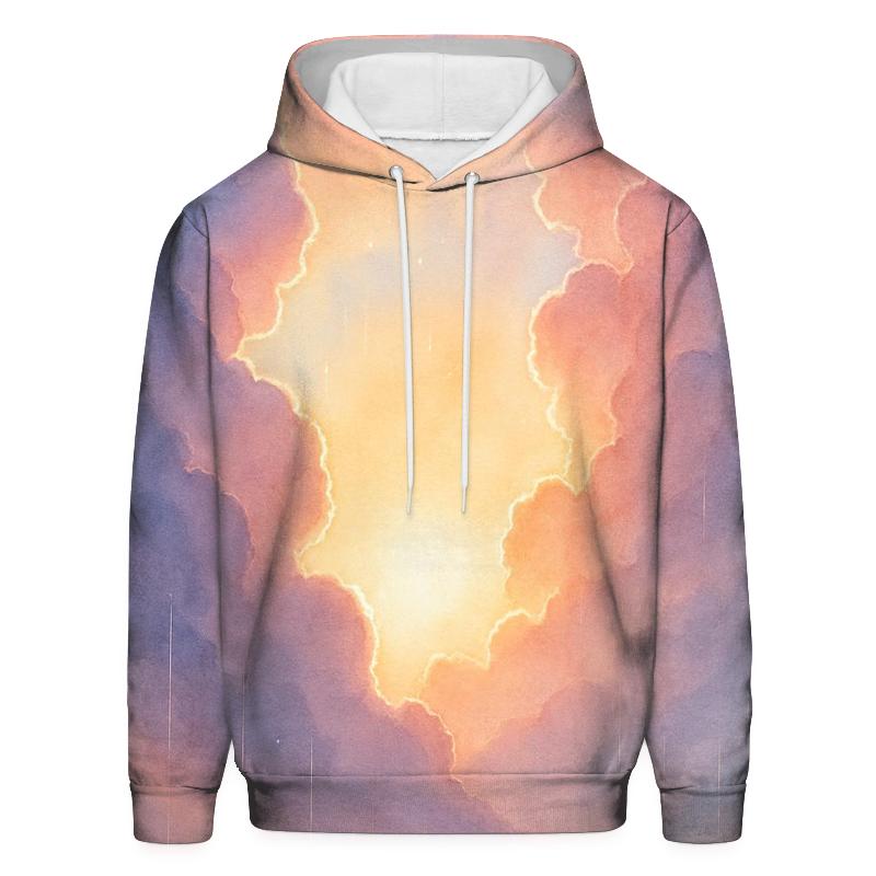 Lavender Raincloud Sundown Halo hoodies fashion