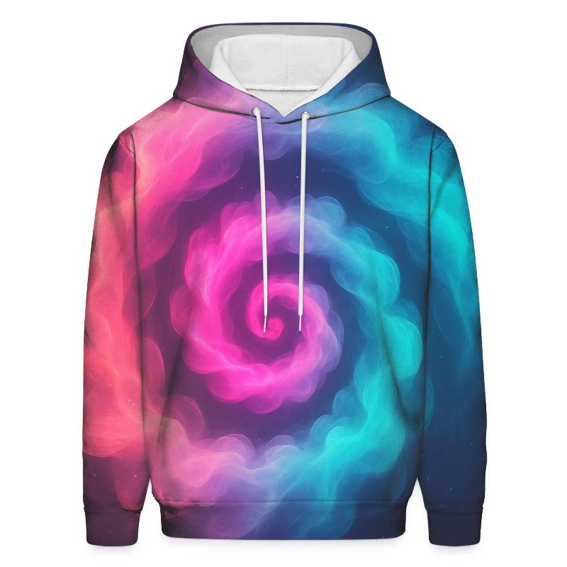 Iridescent Smoke Carousel pullover hoodies