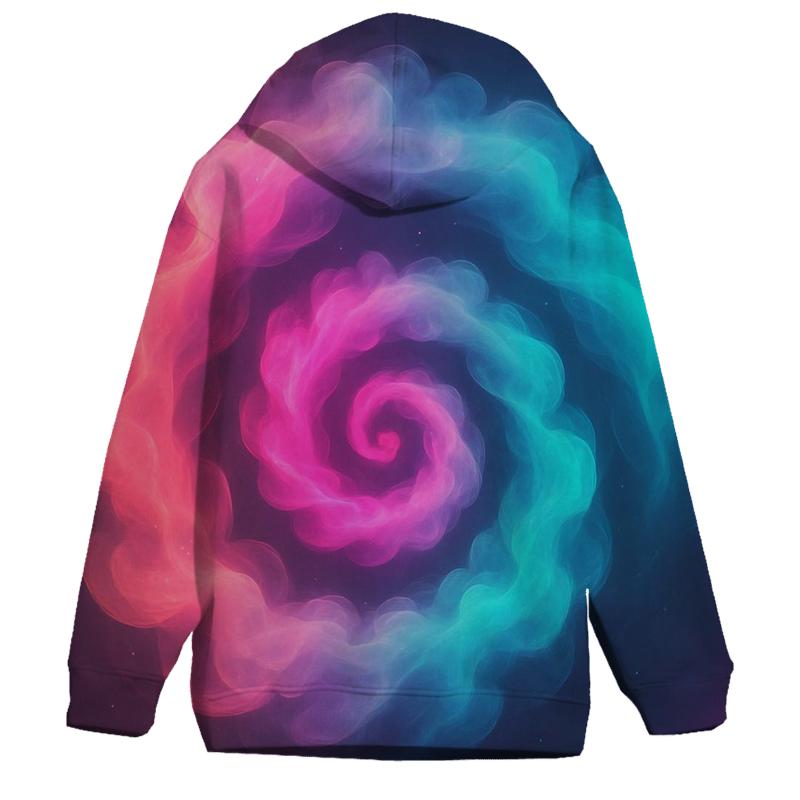 Iridescent Smoke Carousel pullover hoodies