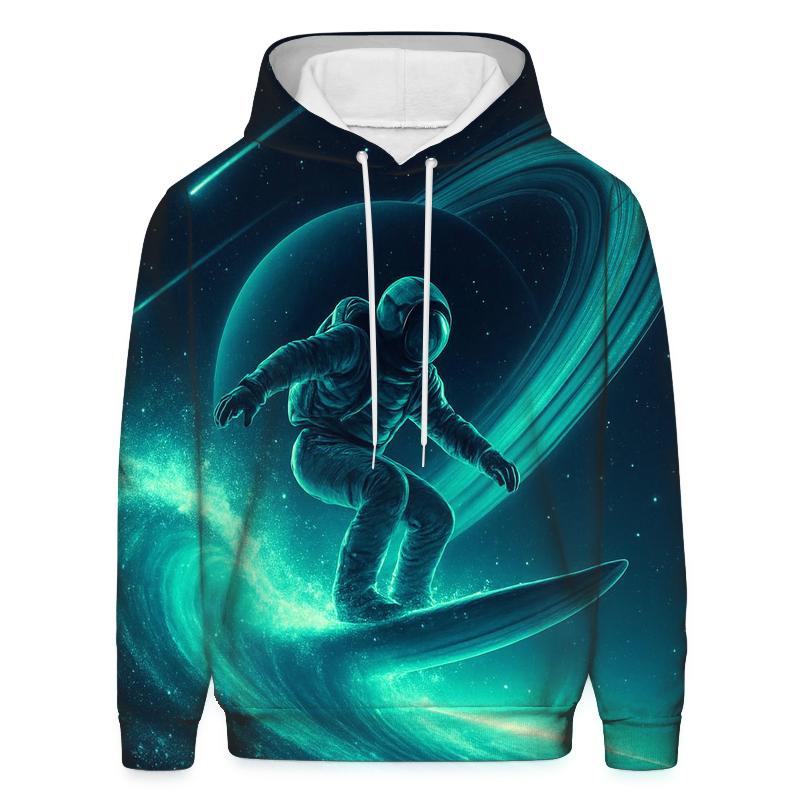 Aurora Surf On The Saturn Skies custom hoodies