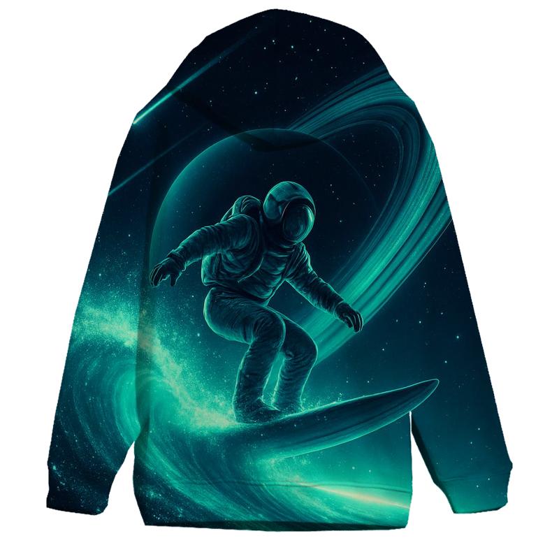 Aurora Surf On The Saturn Skies custom hoodies