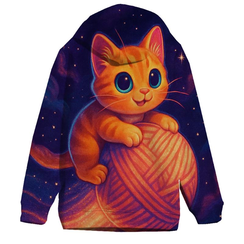 Cosmic Yarn Comet Kitten lightweight hoodies