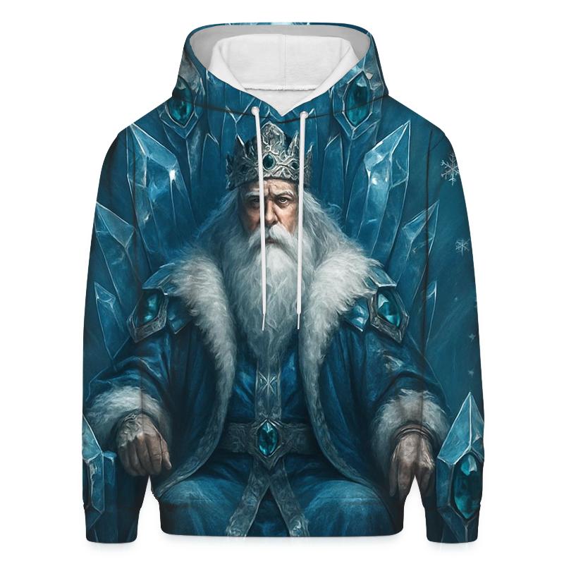 Crystal Crown Santa Winter King pullover hoodies