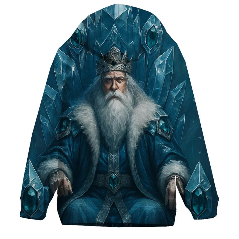 Crystal Crown Santa Winter King pullover hoodies