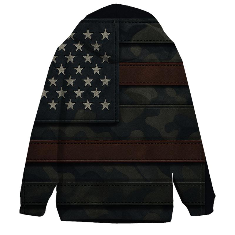 Camouflage Constellation Flag hoodie styles