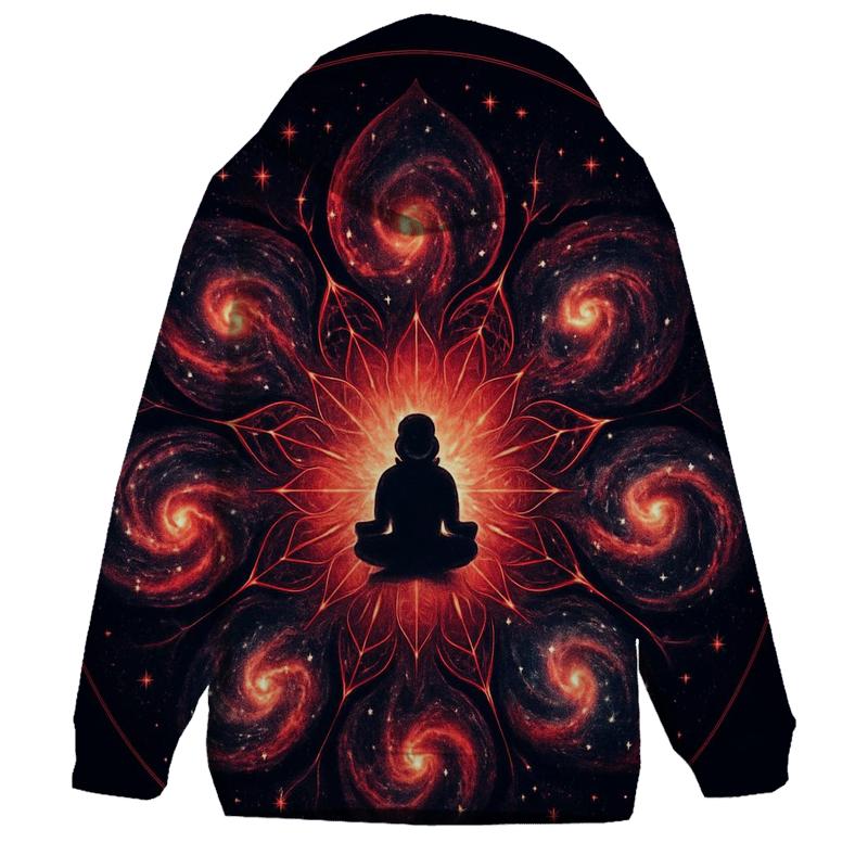 Supernova Bloom Tattoo Mandala embroidered hoodies