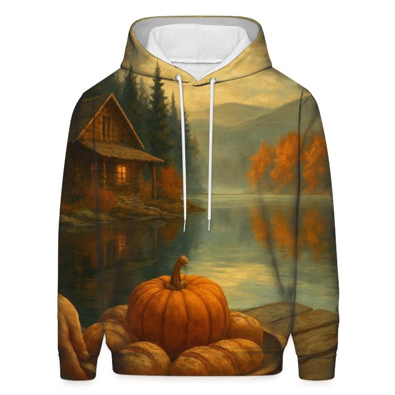 Lake Cabin Thanksgiving Blessing hoodies fashion