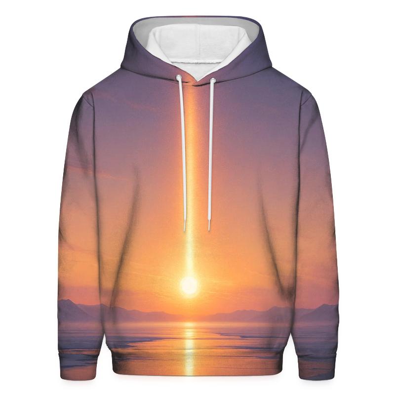 Arctic Mirror Sun Pillar heavyweight hoodies