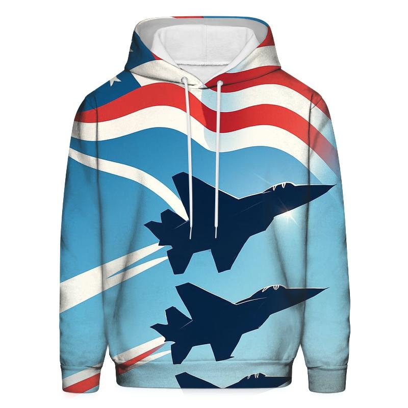 Aircraft Trail Flag In High Altitude Silence hoodie trends