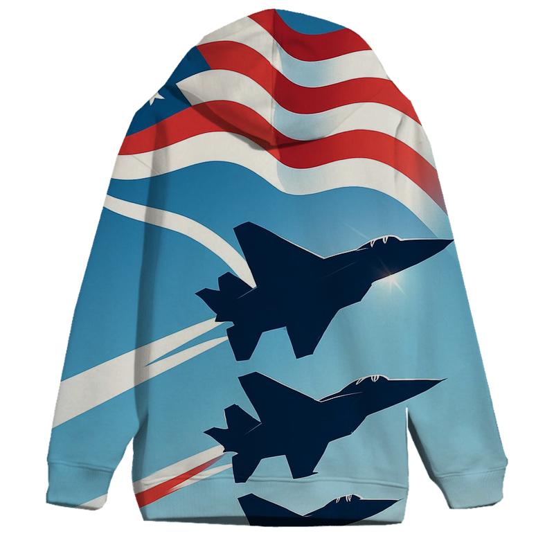 Aircraft Trail Flag In High Altitude Silence hoodie trends