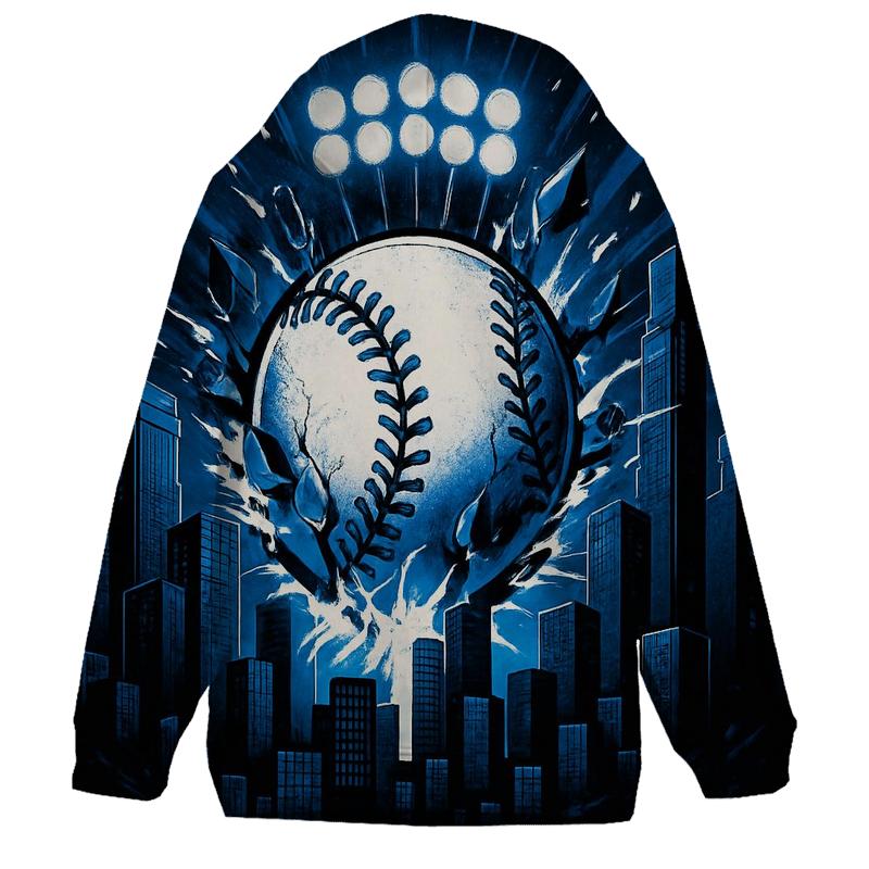Midnight Skyline Home Run Impact printed hoodies