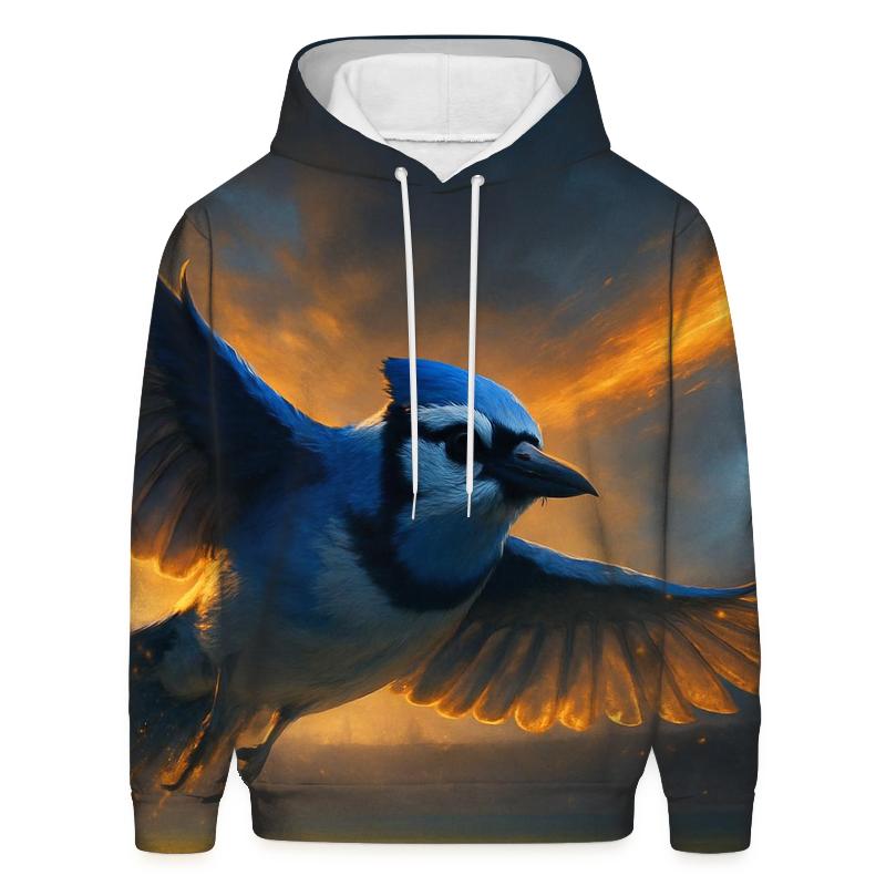 Stadium Horizon Blue Jays Sunset Charge graphic hoodies