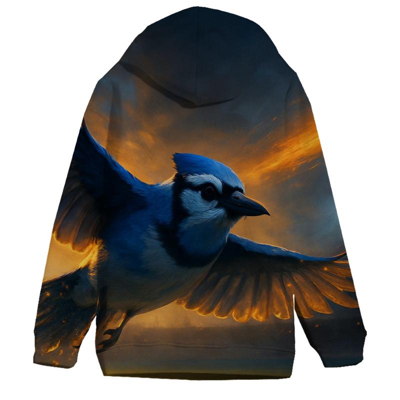 Stadium Horizon Blue Jays Sunset Charge graphic hoodies