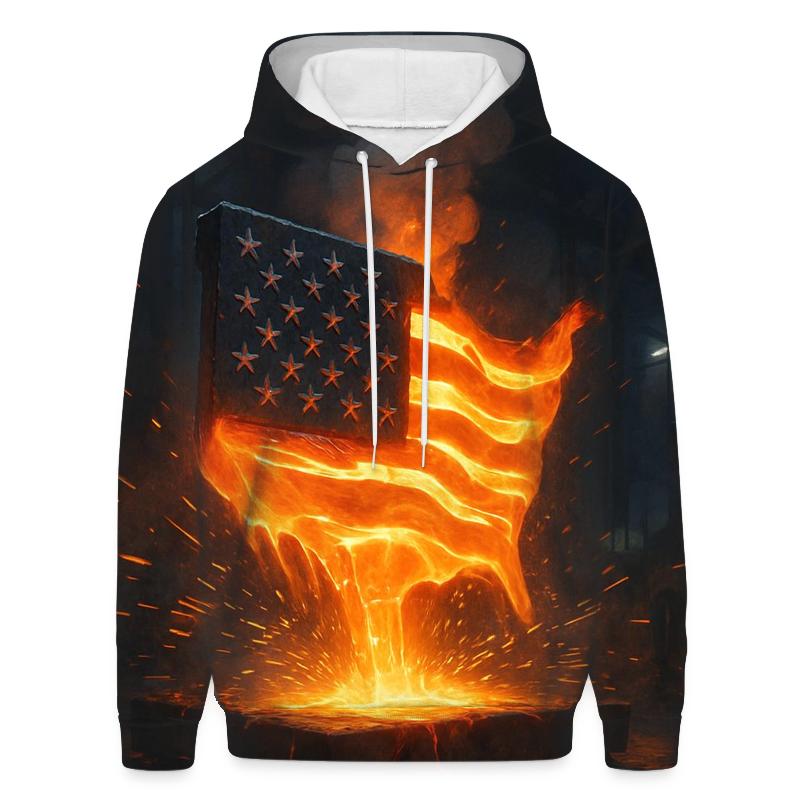 Steel Foundry Flag Forging hoodies fashion