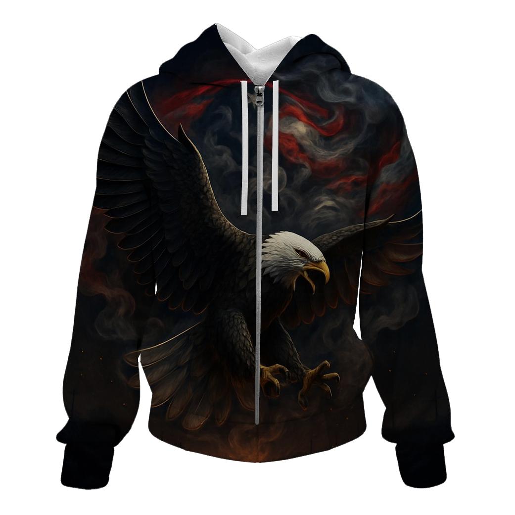 Eagle Over Emberlit Stars And Stripes hoodie trends