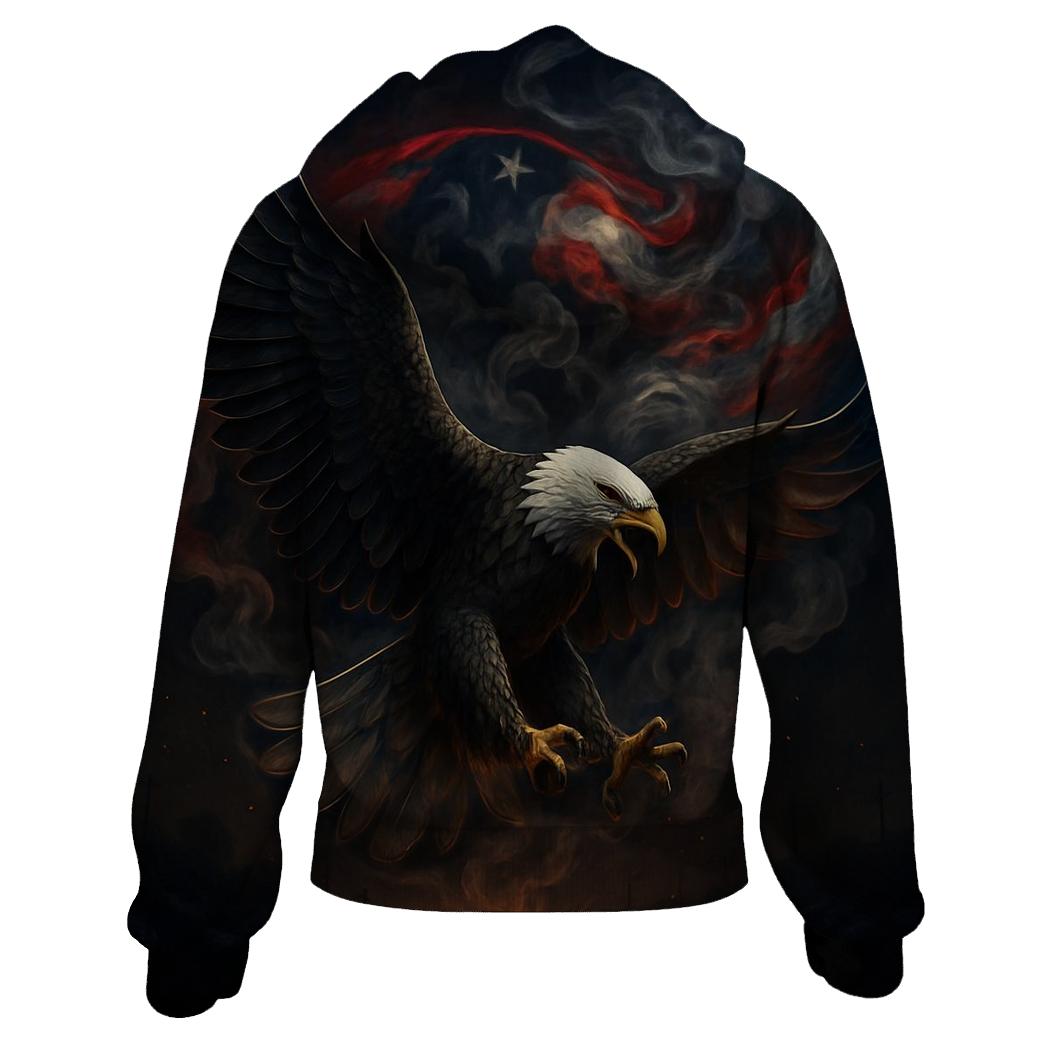 Eagle Over Emberlit Stars And Stripes hoodie trends