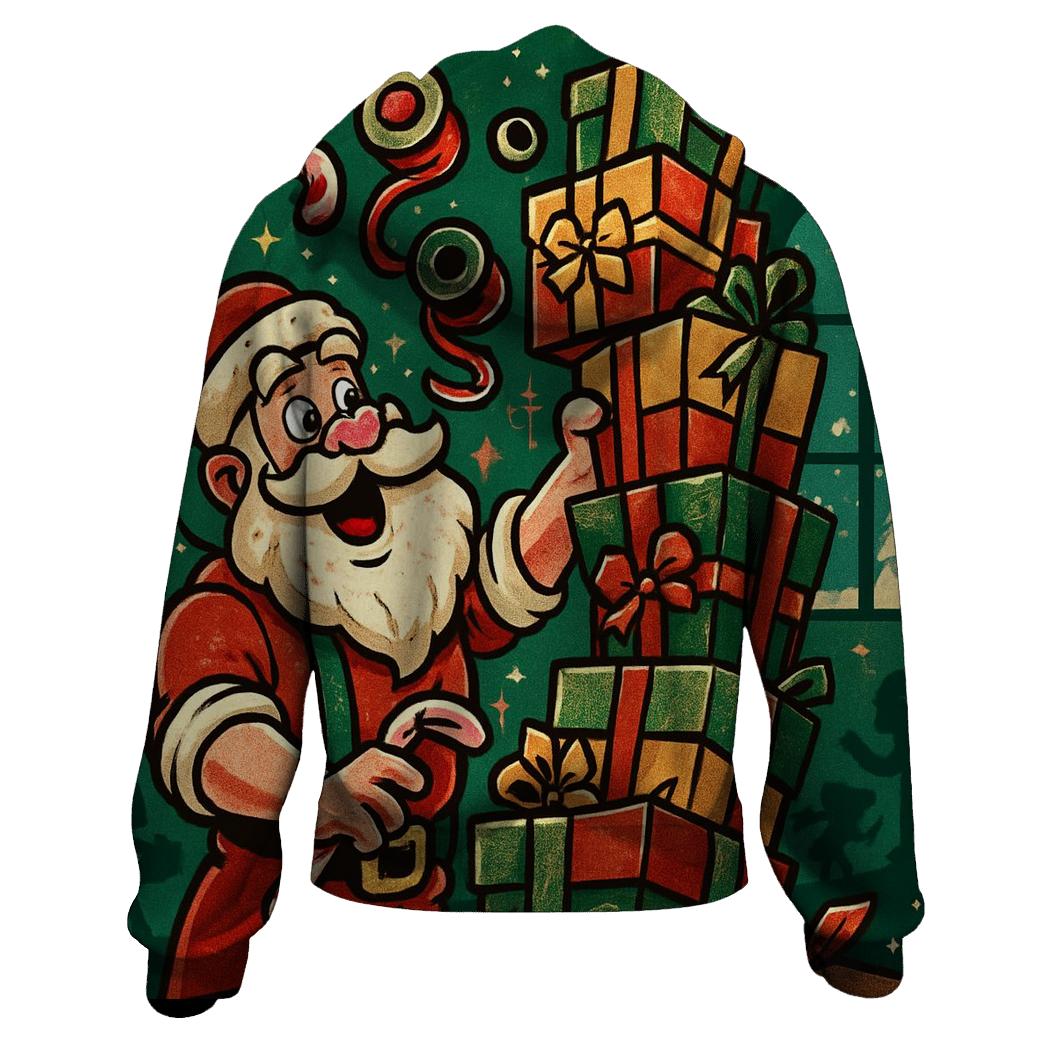 Santa Hammered By Candy Cane Workshop Chaos hoodie designs