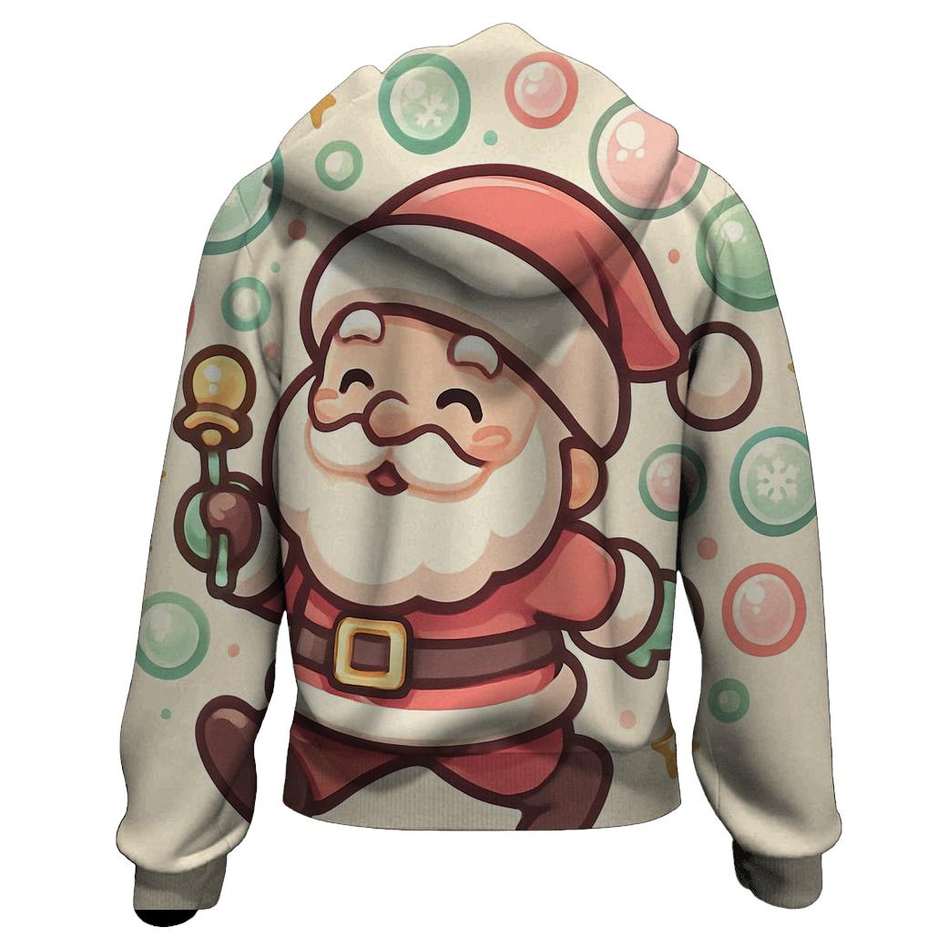 Chibi Santa Bubble Blizzard Parade custom hoodies