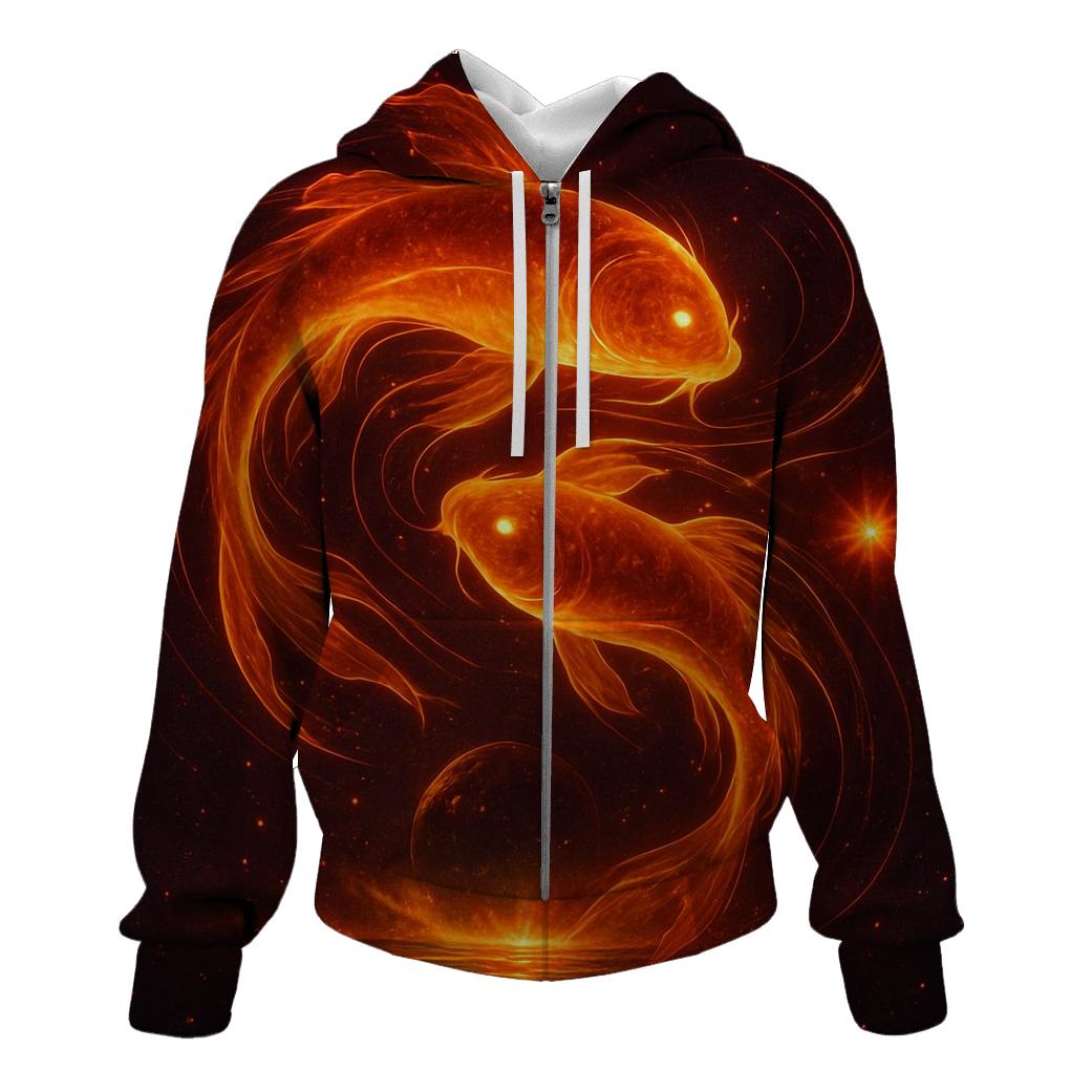 Solar Koi In The Magnetic Pond hoodie designs
