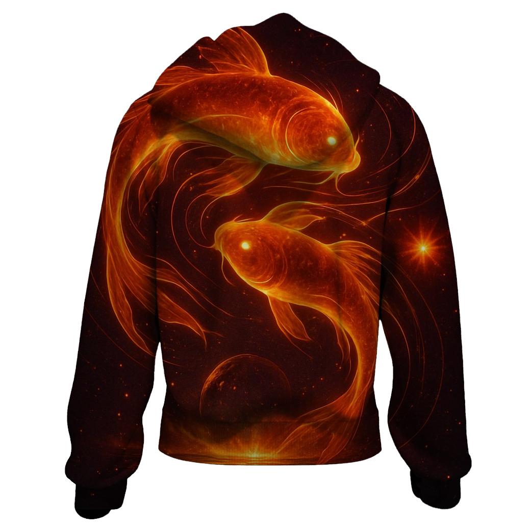 Solar Koi In The Magnetic Pond hoodie designs